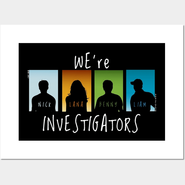 We're Investigators Wall Art by RaathiChota_7